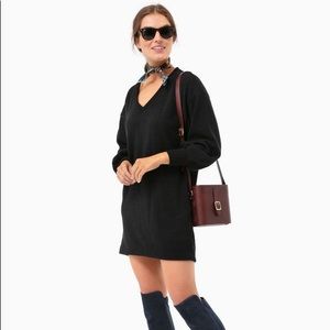 Tuckernuck lush black pocket dress sweater
